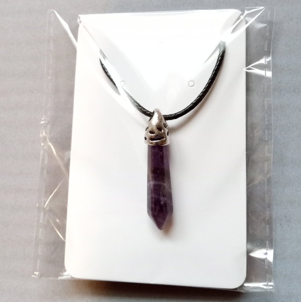 Amethyst Crystal Necklace